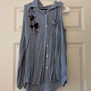 Cold shoulder blouse